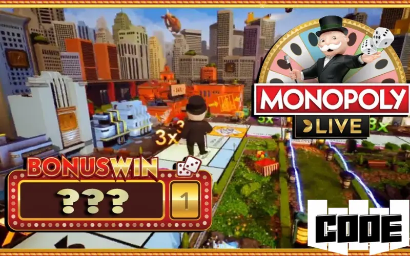 Monopoly Live Casino at Cooe App Body image