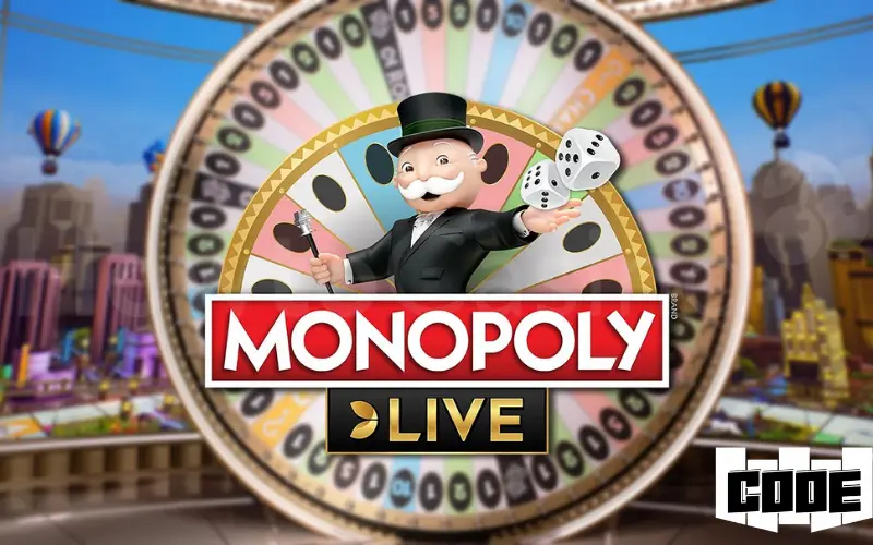 Monopoly Live Casino at Cooe App Featured image